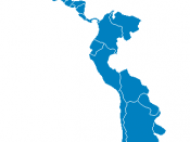 English: Hispanic America map Español: Mapa de Hispanoamérica