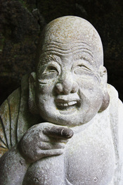 Hotei, god of happiness at J%u014Dchi-ji temple