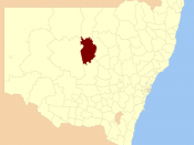 Location of the LGA in New South Wales