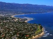 Aerial photo: Santa Barbara, California