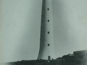 English: Photograph of the Cape Wickham Lighthouse, King Island, off the coast of Tasmania.