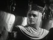 Jeanette Nolan in the Banquet Scene from Orson Welles' Macbeth (1948)