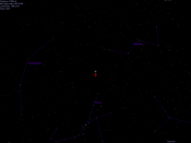 Looking toward Sol from Alpha Centauri in Celestia