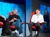 Steve Jobs and Bill Gates at the fifth D: All Things Digital conference (D5) in 2007