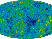 WMAP image of the (extremely tiny) anisotropies in the cosmic background radiation