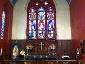 English: The High Altar of St. Mary's Episcopal Church, located at 230 Classon Avenue in Brooklyn, NY.
