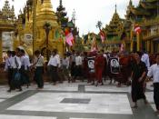 Monks Protesting in Burma