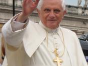 English: Pope Benedict XVI during general audition