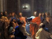 The Institution of the Eucharist by Nicolas Poussin, 1640
