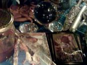 English: Wiccan altar