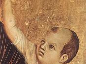 Duccio di Buoninsegna - Crevole Madonna (detail) - WGA06711