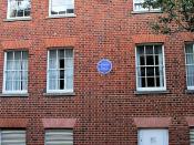 Eleanor Rathbone Blue Plaque, Tufton Street - London.