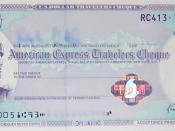 Travelers Cheque von American Express