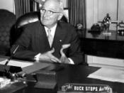 President Harry Truman with 