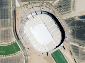 Image satellite du University of Phoenix Stadium de Glendale, AZ Source nasa world wind 1.3.5