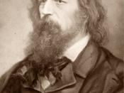 Deutsch: Alfred Lord Tennyson 1809-1892 englischer Poet.