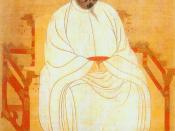 A hanging-scroll portrait painting of Emperor Taizu of Song (r. 960–976), founder of the Song Dynasty, painted by an anonymous Song artist
