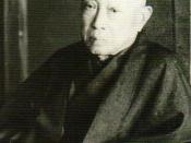 Kinmochi Saionji (西園寺公望, 1849-1940). Japanese Prime Minister 1906-08 and 1911-12.