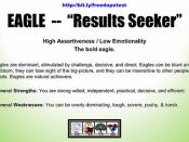 Eagle Bird Type -- DOPE Bird Personality Test Results - RichardStep