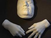 Martin Luther's face and hands cast at his death.