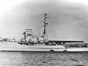 English: Photo #: NH 85019 USS PCS-1387 Photographed circa the later 1940s. This ship was renamed Beaufort (PCS-1387) in February 1956. Courtesy of Donald M. McPherson, 1976. U.S. Naval Historical Center Photograph.