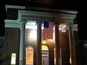 University of Delaware's Memorial Hall on the second anniversary of the September 11th terrorist attacks Deutsch: Die UD Memorial Hall