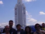 Delante del Ariane 5