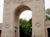 Lafayette Escadrille Memorial Arch, 1928
