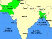 English: Pakistan before the Bangladesh War in 1971. Then East Pakistan became what is now known as Bangladesh and West Pakistan became Pakistan.