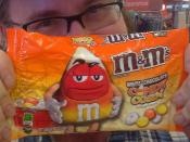 Fall M&M's White Chocolate Candy Corn Candies at Target with Mike Mozart