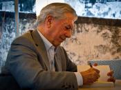 Mario Vargas Llosa in Pietrasanta, Toskana