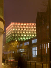 The University of Liverpool's Active Learning Lab on Brownlow Hill various different colours