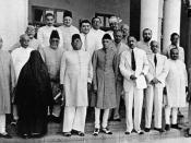 English: At the All India Muslim League Working Committee, Lahore session, March 1940