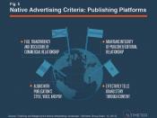 Native Advertising Criteria: Publishing Platforms
