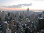 English: Looking south from Top of the Rock, New York City {| cellspacing=