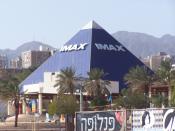 English: IMAX 3D cinema in Eilat, Israel Svenska: IMAX 3D-biografen i Eilat, Israel