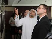 Valdis Dombrovskis apmeklē kompāniju DP World
