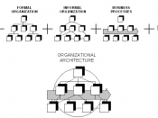 Simplified scheme of an organization