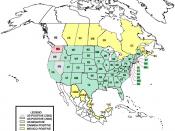 English: pub domain upload from National Wildlife Health Center http://www.nwhc.usgs.gov/research/west_nile/wnv_map.html