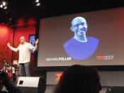 Pollan speaking at TED 2007.