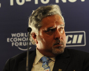 English: Vijay Mallya, Chairman, UB Group, India, participates in a panel discussion on tourism at the World Economic Forum's India Economic Summit 2008 in New Delhi, 16-18 November 2008.