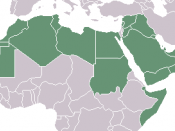 a map of the Arab World