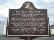 English: Plessy v Ferguson plaque, Press Street, New Orleans. side two.