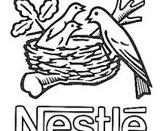 English: The Nestlé Logo. Deutsch: Das Nestle Logo.