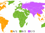 English: Regions of the world for the Blu-ray standard.