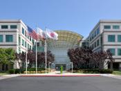 English: Apple's headquarters at Infinite Loop in Cupertino, California, USA.