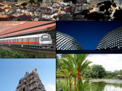 English: A montage of various Singapore images.