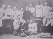 Ottawa Hockey Club, March 1891 Back Row, L to R: H. Kirby, C. Kirby, A. Morel, H.Y. Russell, F.M.S. Jenkins, W.C. Young, ?, ? Front Row, L to R: R. Bradley, J. Kerr