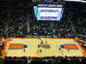 Deutsch: Charlotte Bobcats Arena; NBA Spiel der Bobcats gegen die Dallas Mavericks.