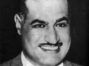 President Gamal Abdel Nasser, the second president of Egypt.